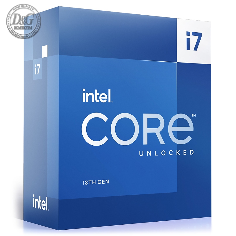 Intel Core i7-13700KF 16C/24T (eC 2.5GHz / pC 3.4GHz / 5.4GHz Boost, 30MB, 125W, LGA1700)