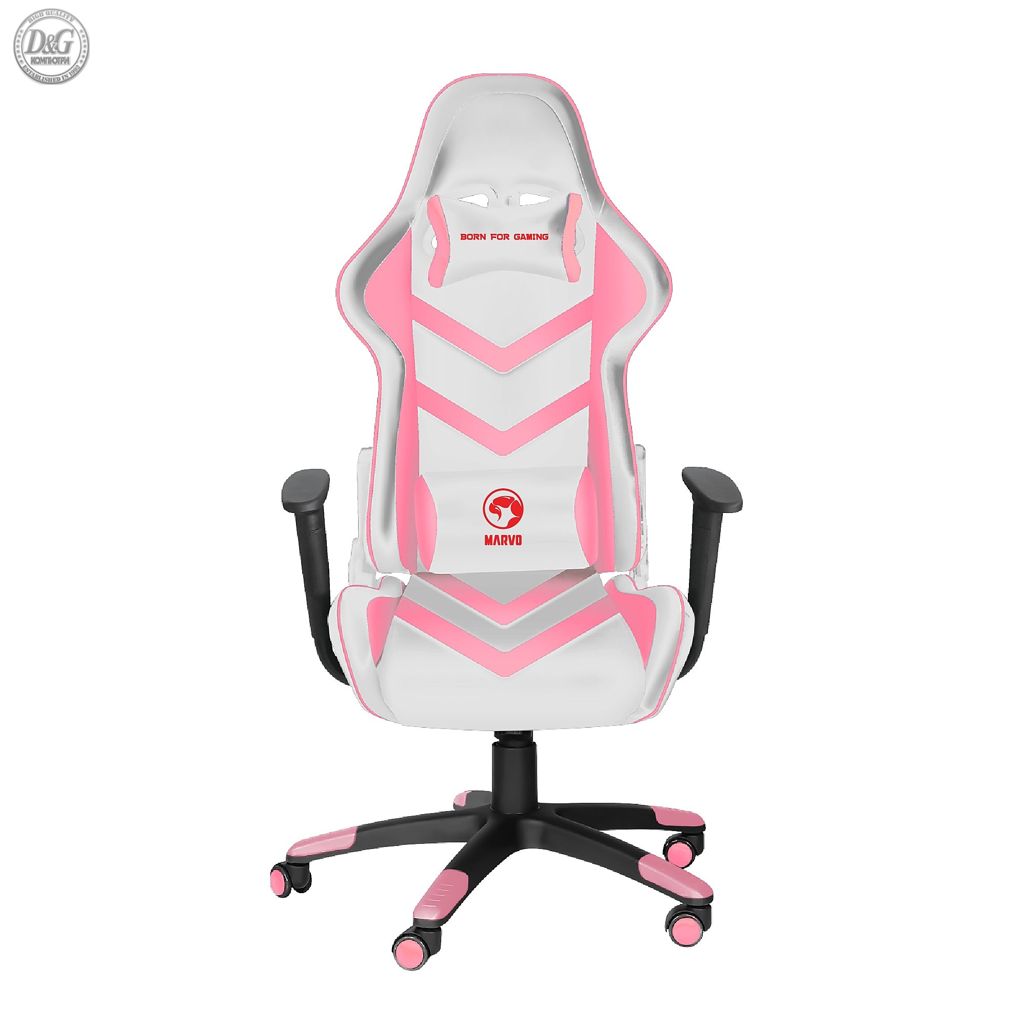 Marvo геймърски стол Gaming Chair CH-106 v2 Pink