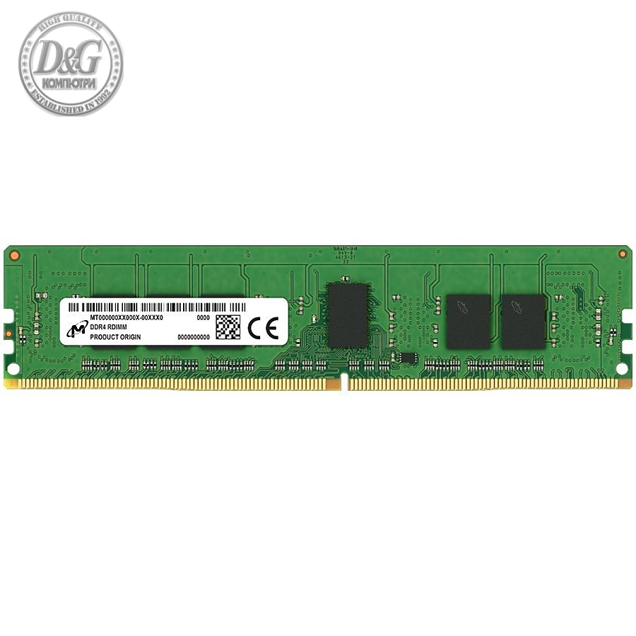 MICRON DDR4 RDIMM 16GB 1Rx4 3200 CL22 (8Gbit)