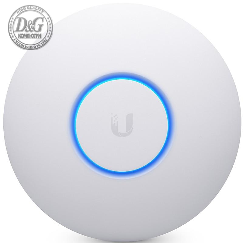 Access Point Ubiqity UniFi nanoHD, 2.4/5 GHz, 300 - 1733Mbps, 4x4MIMO, PoE, Бял