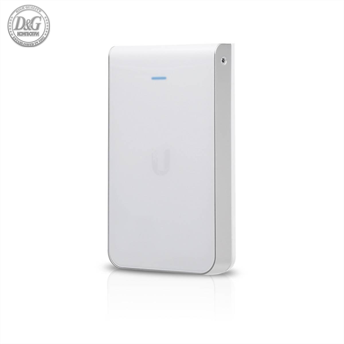 Access Point Ubiqity UniFi Inwall, 2.4/5 GHz, 300 - 1733Mbps, 4x4MIMO, PoE, Бял