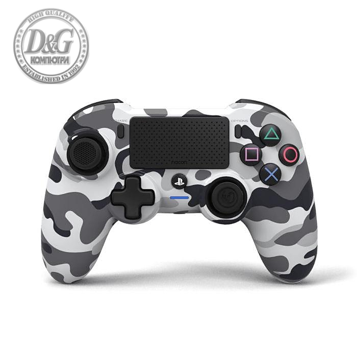 Безжичен геймпад Nacon Asymetric Wireless Controller - PS4 - Camo Grey