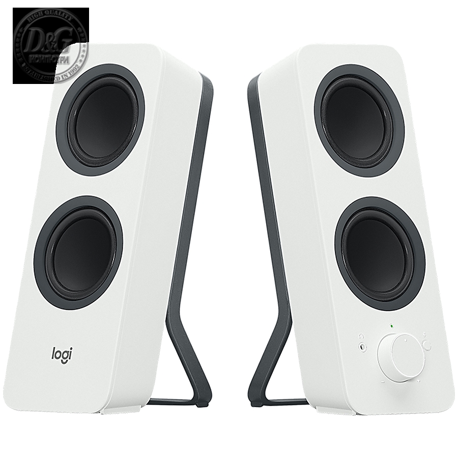 LOGITECH Z207 Bluetooth Stereo Speakers - OFF-WHITE