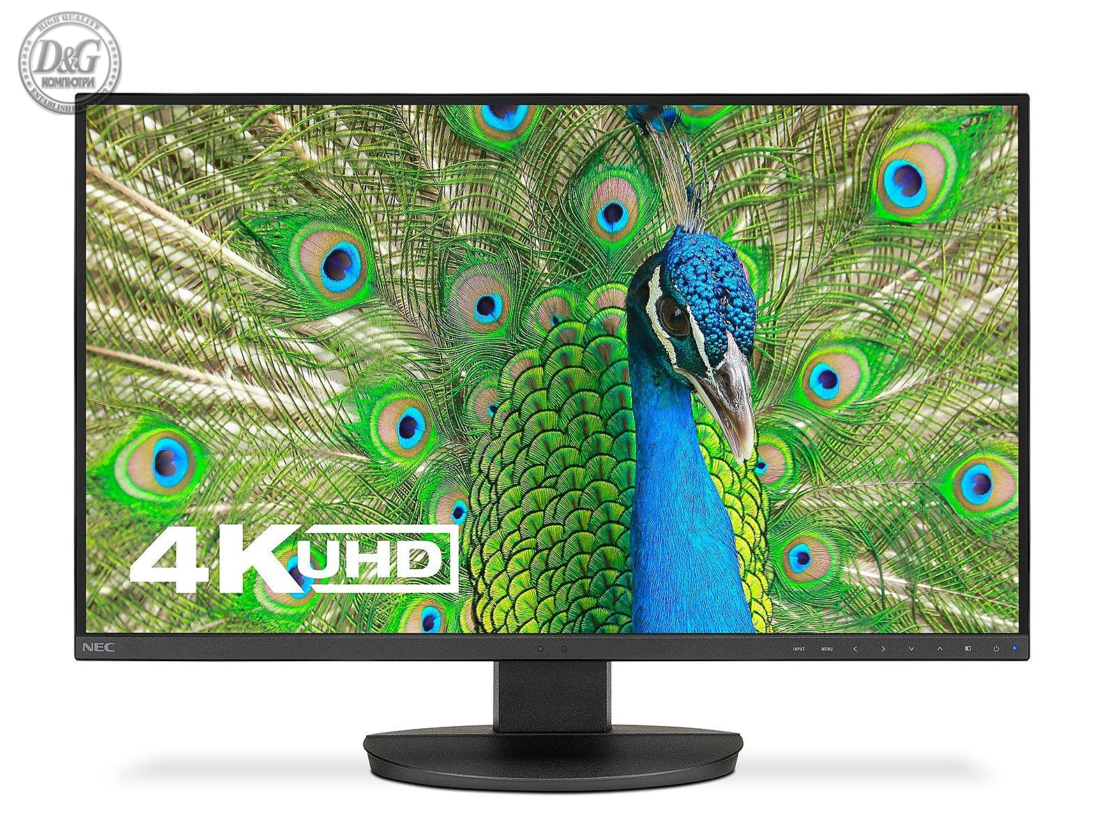 Монитор NEC MultiSync&reg; EA271U LCD 27&quot; Black, IPS, 3840 x 2160, DisplayPort, 2 x HDMI, USB-C, USB 3.1, Черен