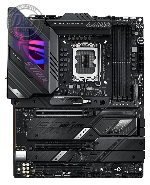 Дънна платка ASUS ROG STRIX Z790-E GAMING WIFI, LGA 1700, ATX, Wi-Fi 6E, AURA Sync RGB, DDR5