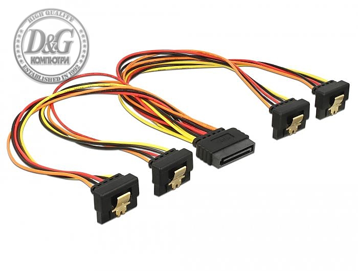 Кабел Power SATA - 4 x SATA 15 Pin, 30cm