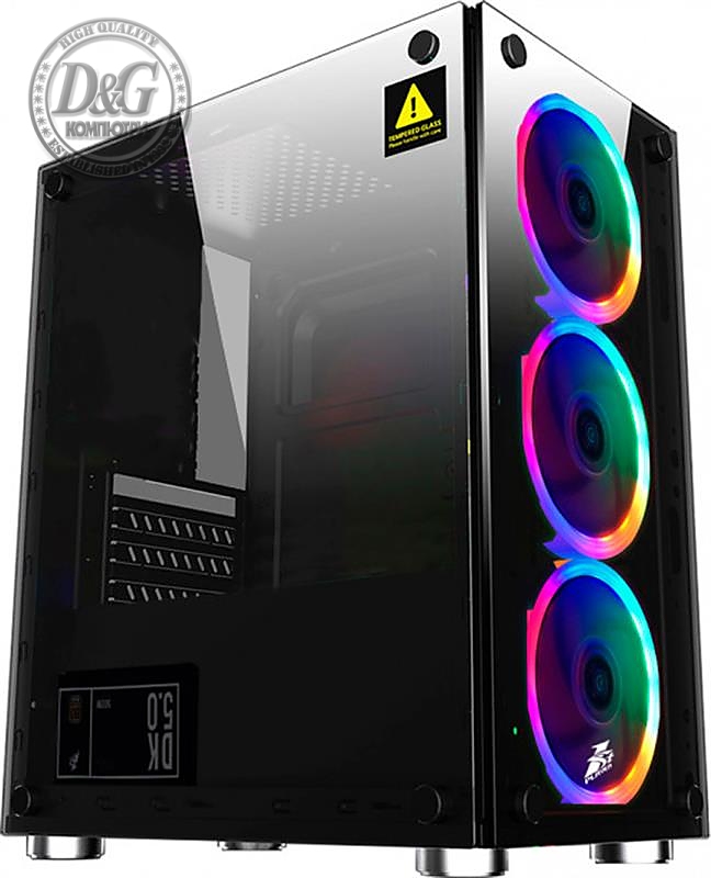 1stPlayer компютърна кутия Gaming Case mATX - X2 RGB - 3 Fans included