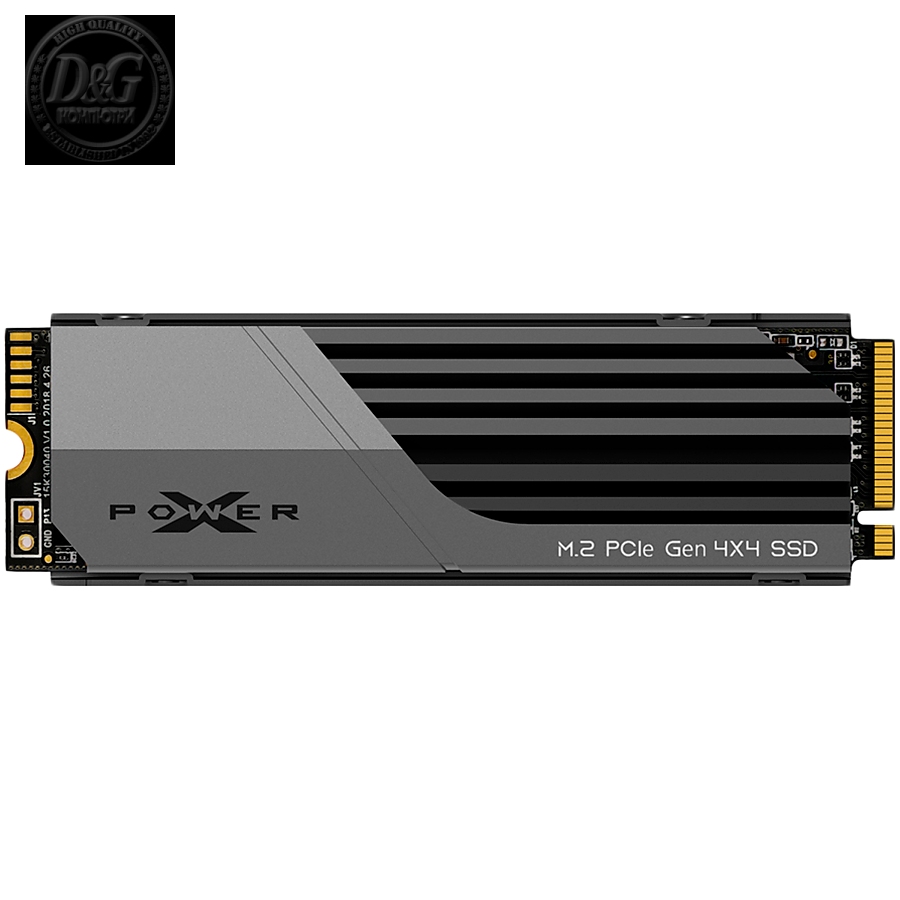 SILICON POWER XS70 1TB SSD, M.2 2280, PCIe Gen 4x4, Read/Write: 7300 / 6800 MB/s