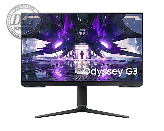 Монитор SAMSUNG 27AG320 27&quot;Odyssey G3, 1920x1080, VA 165Hz, 1 ms, FreeSync, DisplayPort, HDMI, Черен