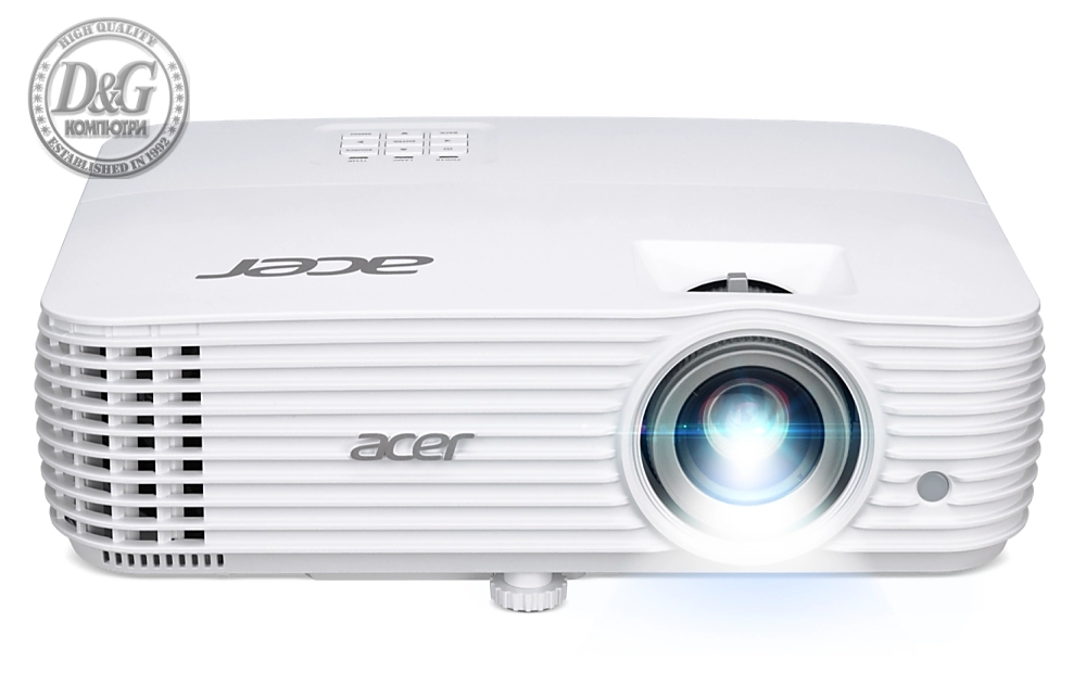 Acer Projector P1657Ki DLP, WUXGA(1920x1200), 4800 ANSI LUMENS, 10000:1, 2xHDMI 3D, Wireless dongle included, Audio in/out, USB type A (5V/1A), RS-232, Bluelight Shield, LumiSense, Built-in 10W Speaker, 2.9kg, White