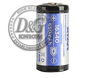 Акумулаторна батерия CR-123 LiIon  3,7V 16340 650mAh XTAR