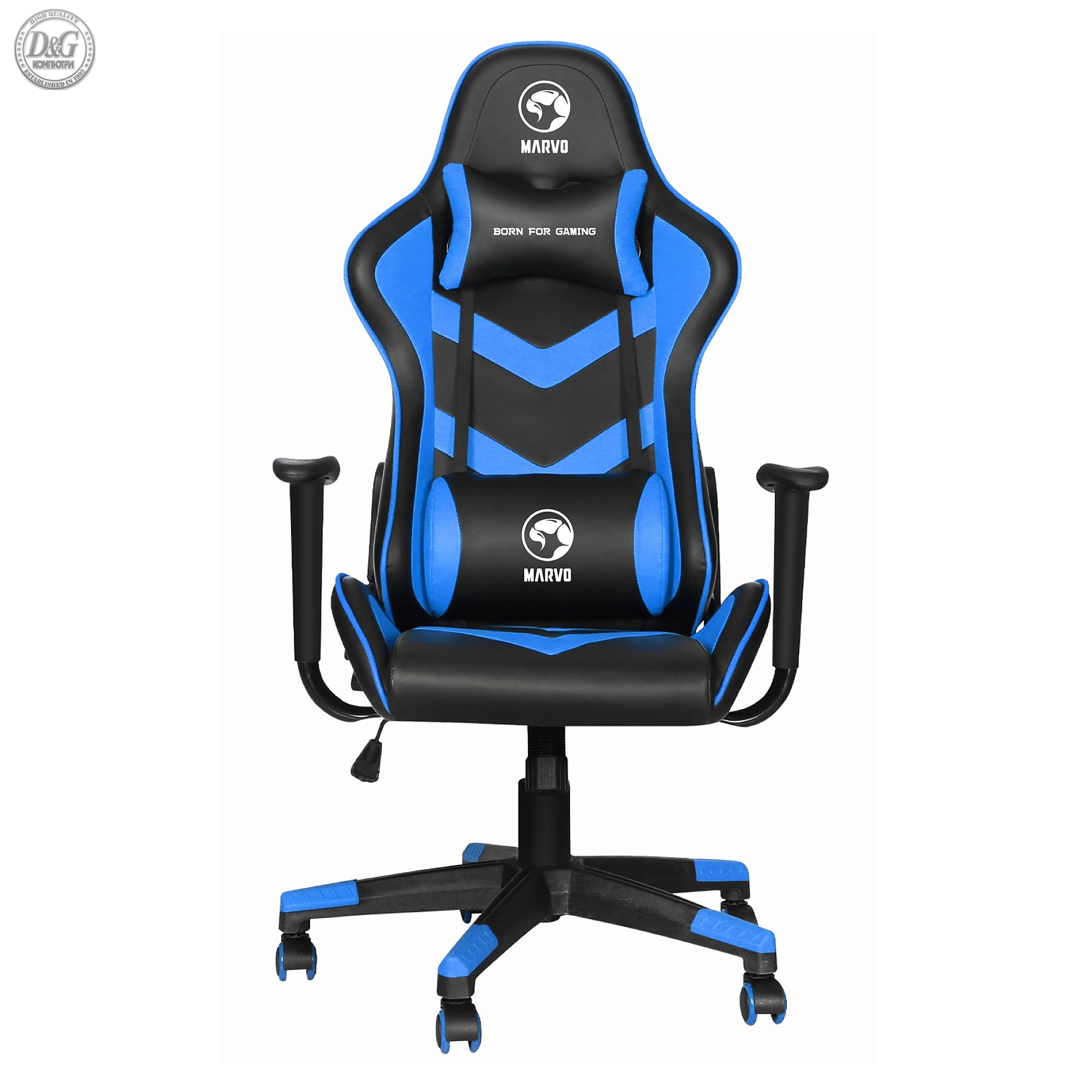 Marvo геймърски стол Gaming Chair CH-106 v2 Black/Blue