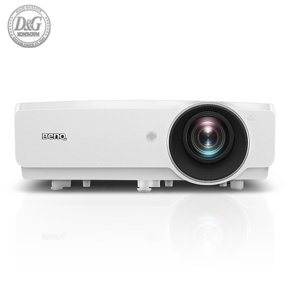 BenQ SH753+, DLP, 1080p,13000:1,5000 ANSI Lumens, TRatio 1.39-2.09 Zoom Ratio 1.5, 1xVGA,2xHDMI,MHLx1(share HDMI); USB-A(USB Power 5V/1.5A); DC 12V trigger(3.5mm Jack);3D via HDMI; Audio in&out, Audio L/R, RJ45, 2D Keystone, Corner fit, 10Wx1 Sp.,SmarEco