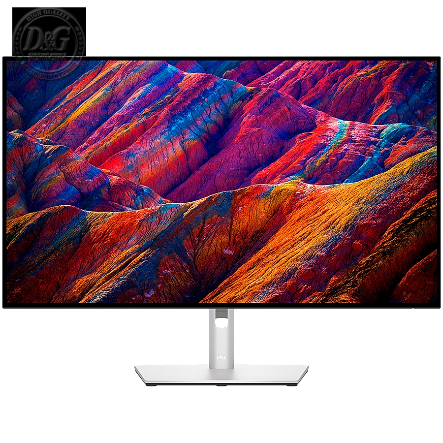 Dell Monitor LED U3223QE, 31.5", 4K UHD 3840x2160, 16:9 60Hz, IPS Antiglare, Flicker Free, 400 cd/m2, 2000:1, 178/178, 8ms/5ms, HDMI, DP, USB-C Daisy Chain, USB Hub (5x USB 3.2, USB-C), RJ45, KVM, Audio-out, Height, Pivot, Tilt, Swivel, 3Y