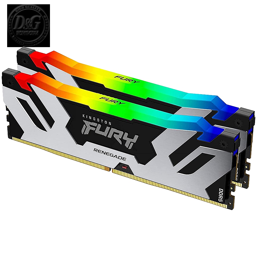 KINGSTON 32GB (2x16GB) DDR5 7200MHz DIMM CL38 FURY Renegade RGB XMP, EAN 740617331431