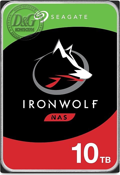 Хард диск SEAGATE IronWolf NAS, 10TB, 256MB Cache, SATA 6.0Gb/s