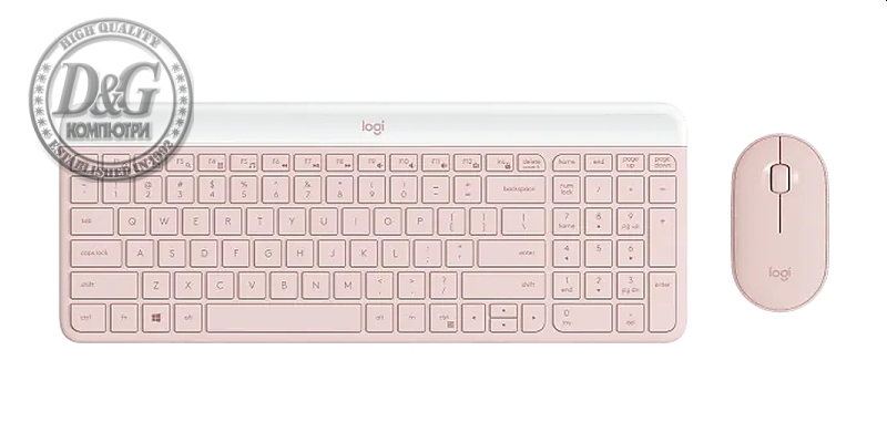 Logitech MK470 Slim Combo   - ROSE - US INT'L - INTNL-973