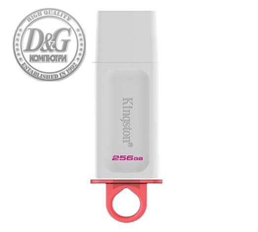 USB памет KINGSTON DataTraveler Exodia, 256GB, USB 3.2 Gen 1, Бял