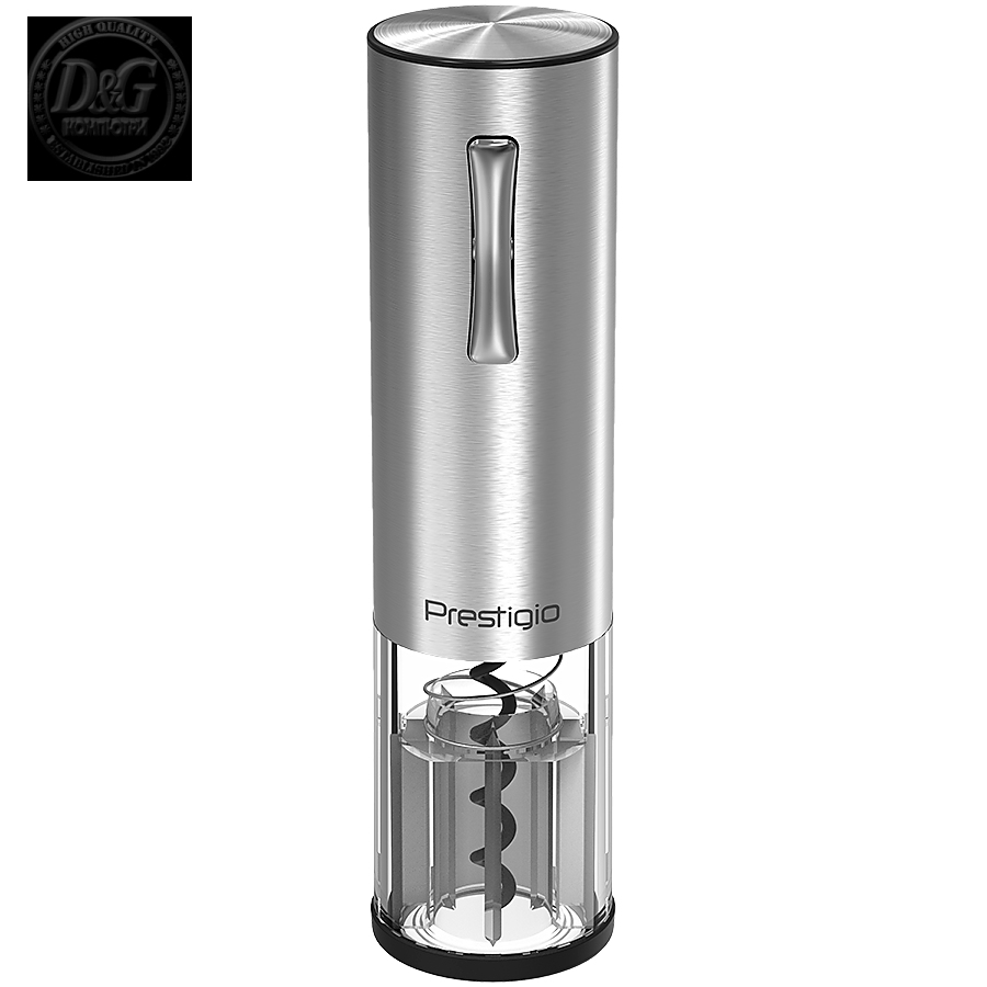 Nemi, Electric wine opener, aerator, vacuum preserver, Silver color