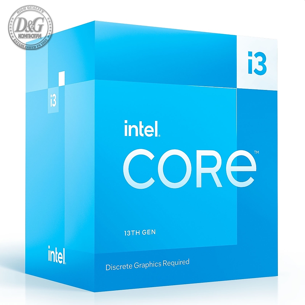 Intel Core i3-13100F 4C/8T (3.4GHz / 4.5GHz Boost, 12MB, 58W, LGA1700)