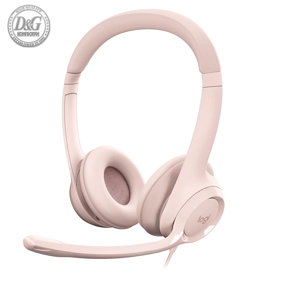 Logitech H390 USB Computer Headset - ROSE - USB - N/A - EMEA-914