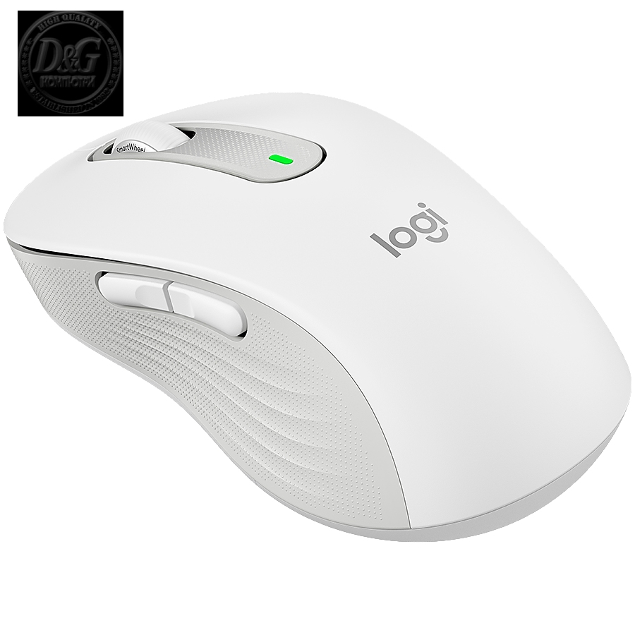 LOGITECH Signature M650 L Wireless Mouse for Business - OFF-WHITE - BT - EMEA - M650 L B2B