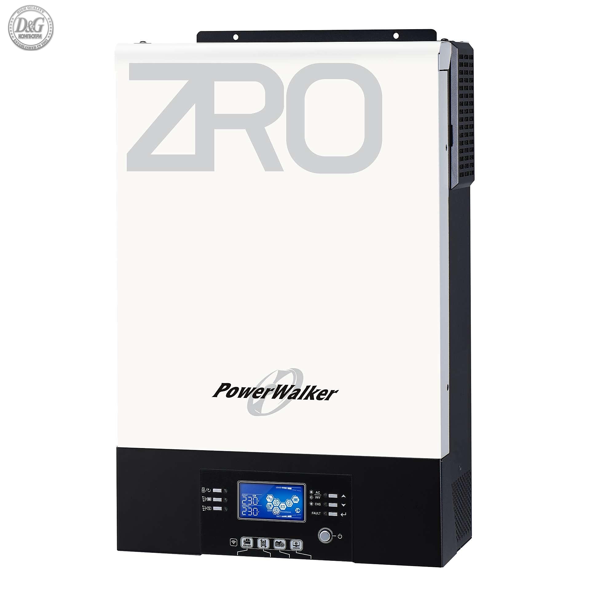 Соларен инвертор POWERWALKER 5000 ZRO OFG, 5000 W