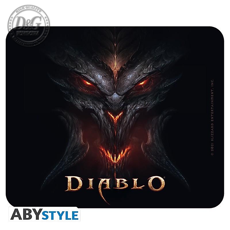 Геймърски пад ABYSTYLE DIABLO - Diablo&#039;s Head, Гъвкав, Многоцветен