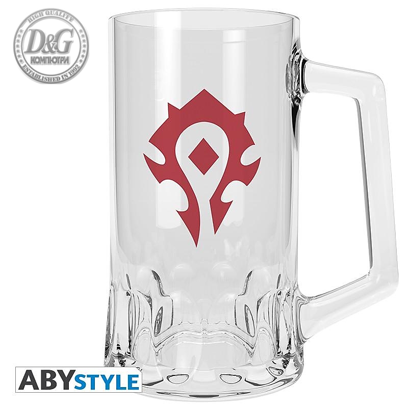 Чаша ABYSTYLE WORLD OF WARCRAFT - Horde, 50 cl, Прозрачен