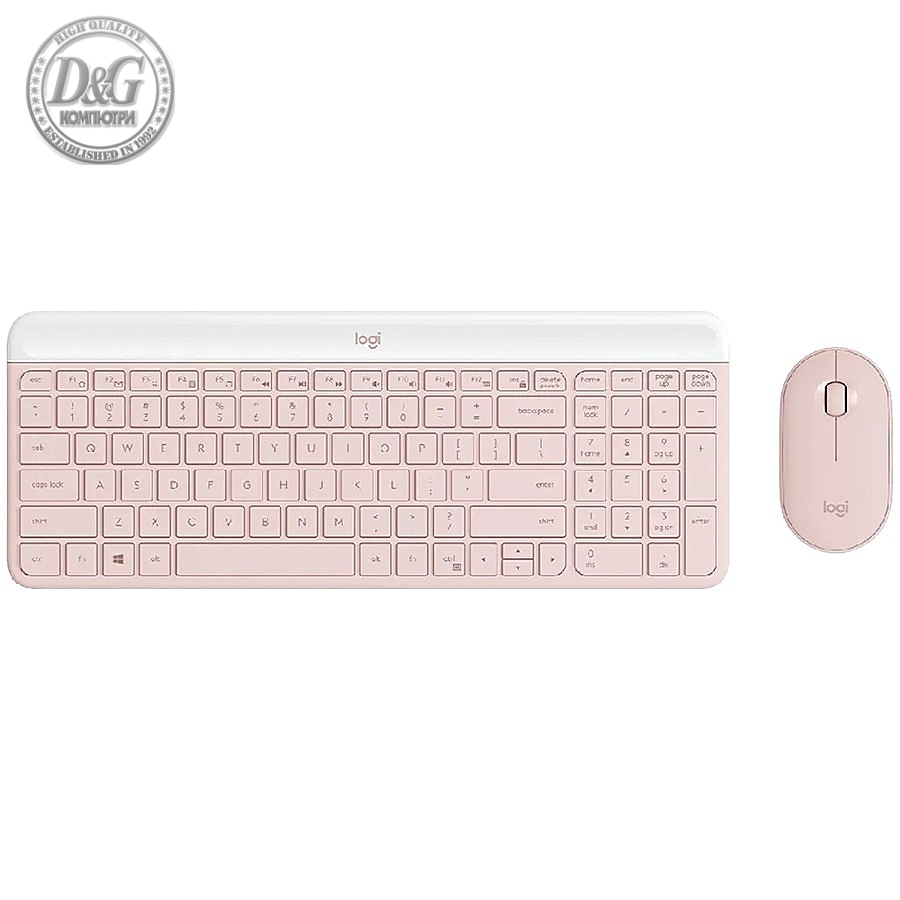 LOGITECH MK470 Slim Combo   - ROSE - US INT'L - 2.4GHZ - INTNL-973