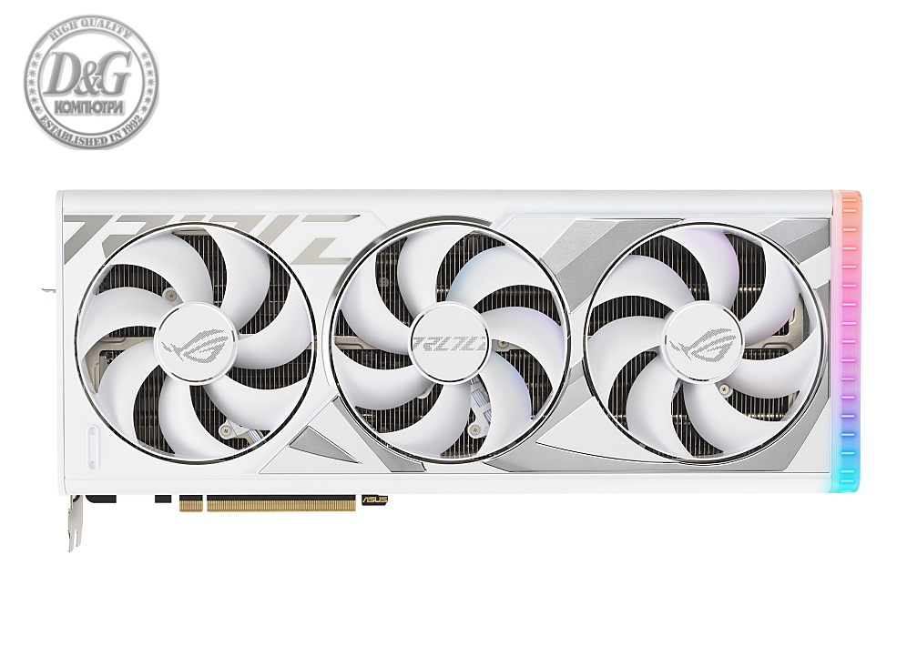 Видео карта ASUS ROG STRIX GeForce RTX 4090 WHITE OC 24GB GDDR6X