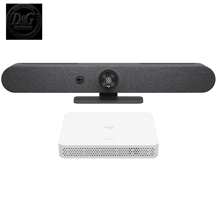 LOGITECH Rally Bar + Tap IP  - GRAPHITE - USB - PLUGC - WW - EU/SEA/INDO