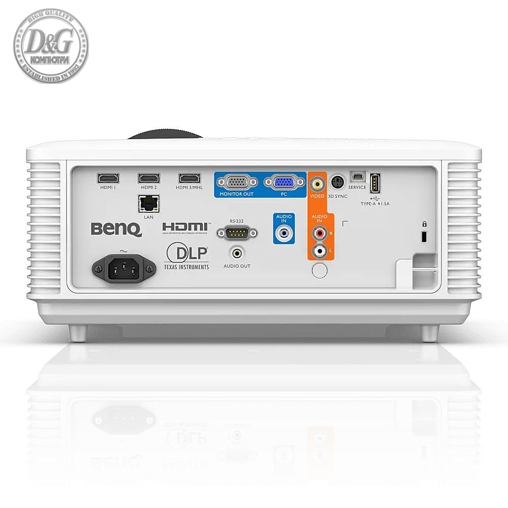 Видеопроектор BenQ LU785, DLP, WUXGA, 6000 ANSI, 20000:1, HDMI, LAN