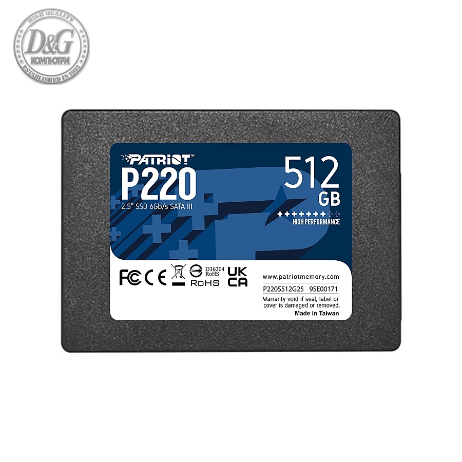 Patriot P220 512GB SATA3 2.5