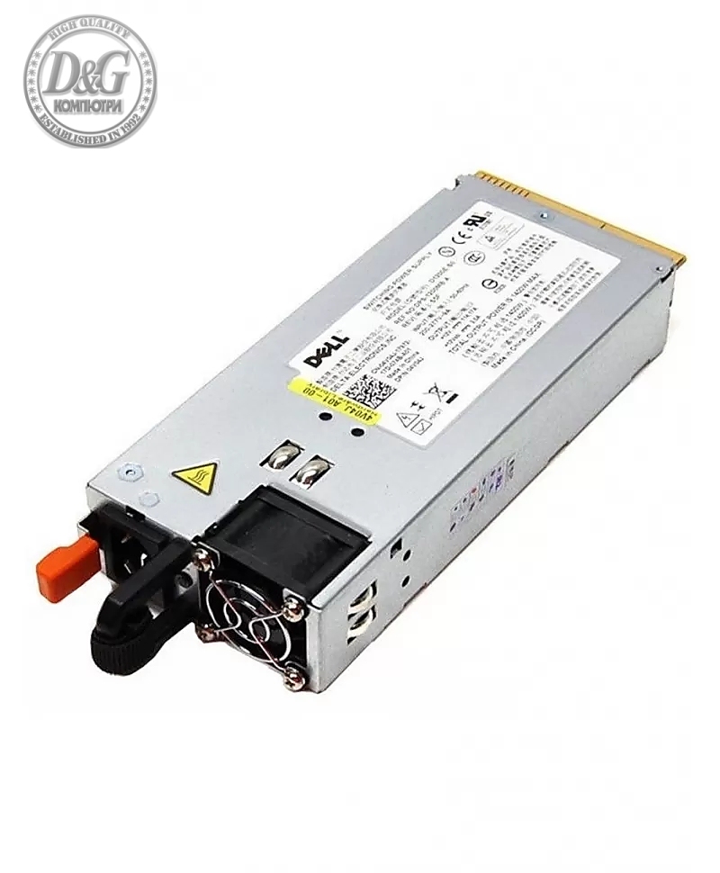 Dell, Single, Hot-Plug, Power Supply (1+0), 600W, Compatible with R350, R450, R550, R650xs, R750xs, R760xs, T350, T550