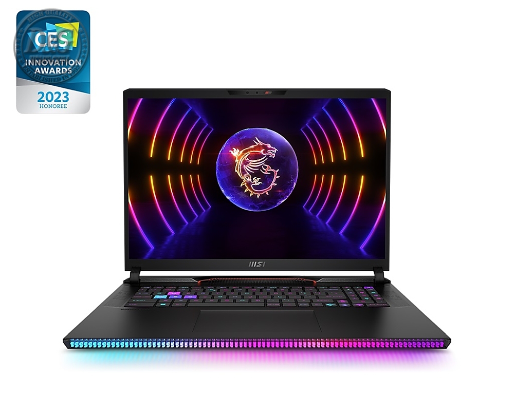 MSI Raider GE78 HX 13VH, i9-13950HX (24C/32T), 17" 16:10 QHD+(2560x1600), 240Hz, IPS-level, RTX 4080, GDDR6 12GB, 64GB DDR5 5600 (32GBx2), 2TB NVMe PCIe Gen4x4 SSD, 99 key per-key RGB 1.5mm, FHDCAM, 2Y, 4-Cell 99 Whr, Win 11 Home, 3.1 kg