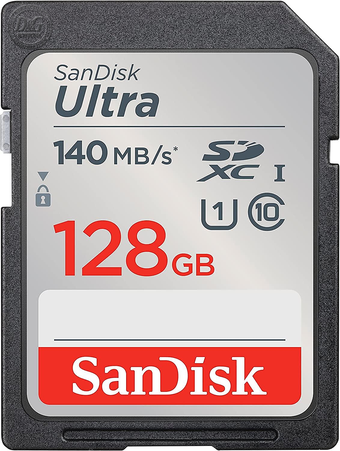 Карта памет SANDISK Ultra SDXC, 128GB, Class 10, U1, 140 Mb/s