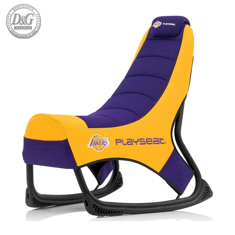 Геймърски стол Playseat NBA - LA Lakers, Жълт/Индиго