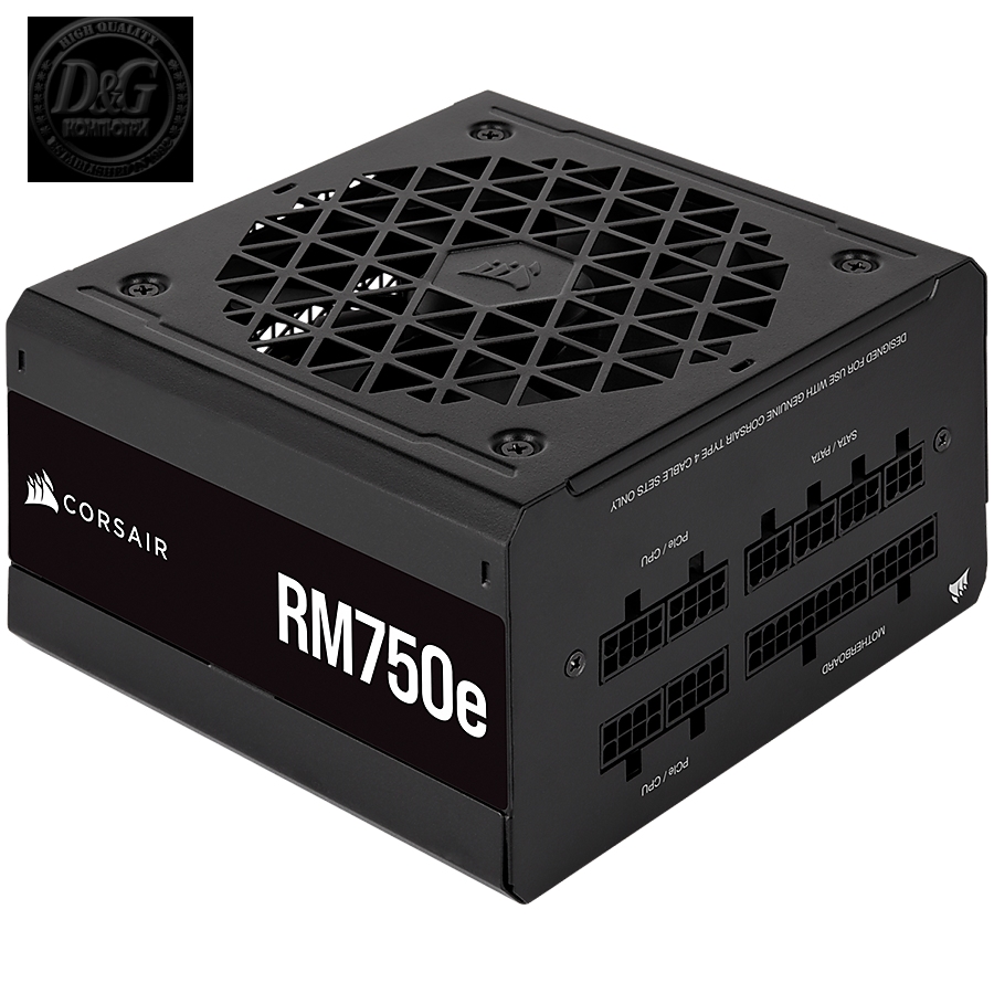 Corsair PSU 750W RM750e 80 PLUS GOLD Fully-Modular 120mm ventilГЎtor