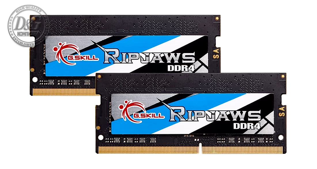 Памет G.SKILL Ripjaws DDR4 SO-DIMM 32GB(2x16GB) 3200MHz CL22 F4-3200C22D-32GRS