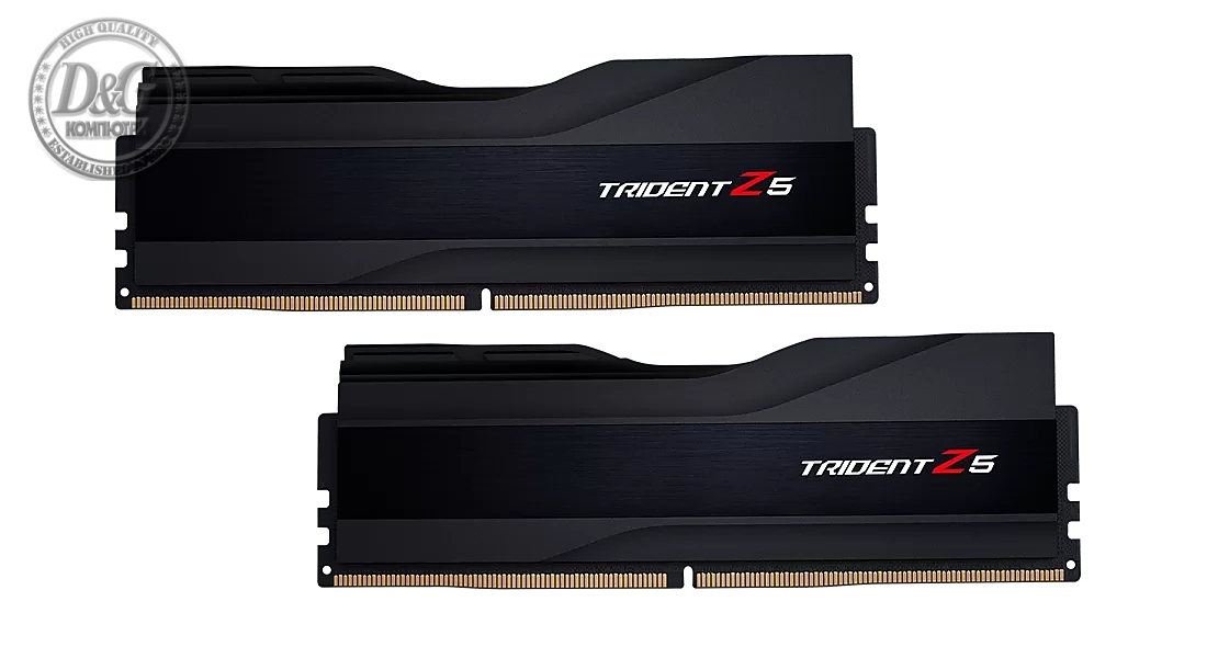 Памет G.SKILL Trident Z5 Black 64GB(2x32GB) DDR5 PC5-48000 6000MHz CL30 F5-6000J3040G32GX2-TZ5K