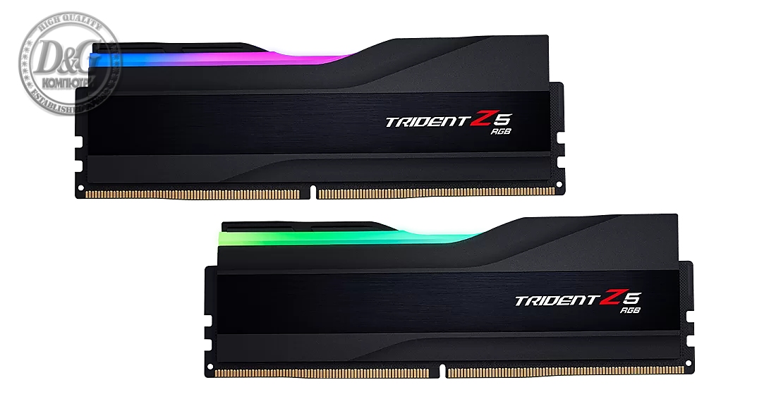 Памет G.SKILL Trident Z5 RGB Black 64GB(2x32GB) DDR5 PC5-48000 5600MHz CL30 F5-5600J3036D32GX2-TZ5RK