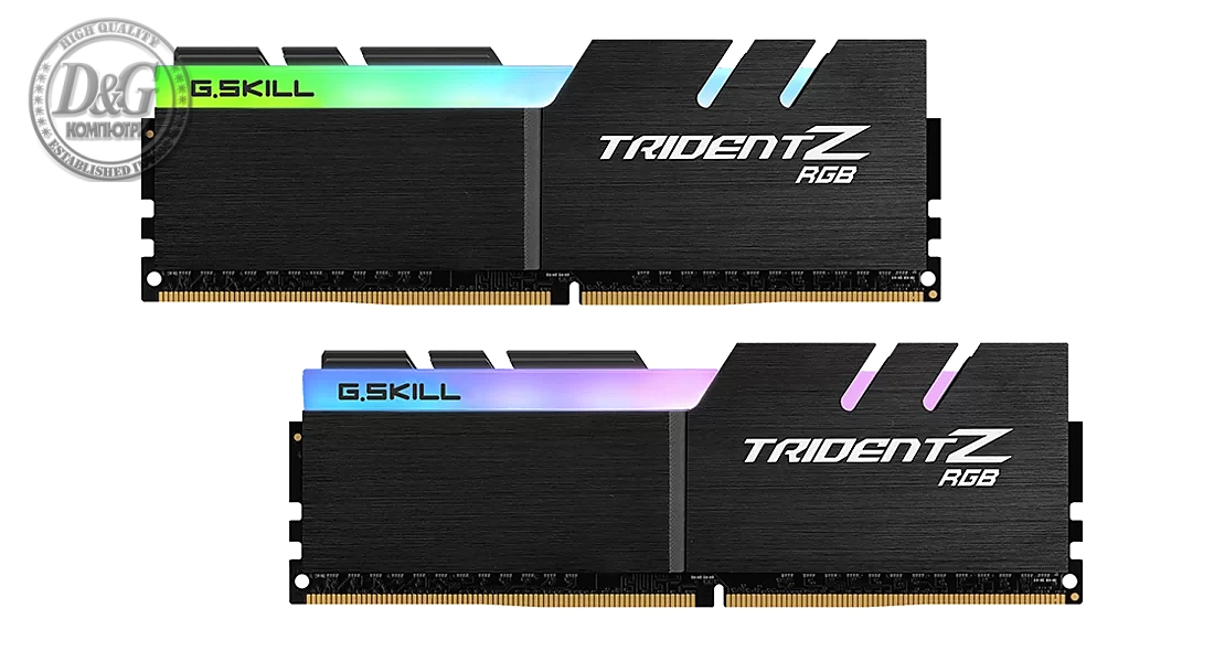 Памет G.SKILL Trident Z RGB 16GB(2x8GB) DDR4, 3200Mhz CL16, F4-3200C16D-16GTZRX for AMD