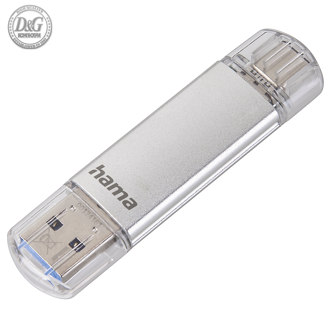 HAMA Флаш памет &quot;C-Laeta&quot; Тип USB-C 128 GB USB 3.1/USB 3.0, 40Mb/s,