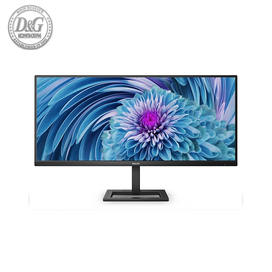 Philips 346E2LAE, 34" VA WLED, 3440x1440@100Hz, 4ms GtG, 1ms MPRT, 300cd m/2, 3000:1, Mega Infinity DCR, Adaptive Sync, FlickerFree, Low Blue Light, 3Wx2, Tilt, Height Adjust, HDMI, DP, USB Hub