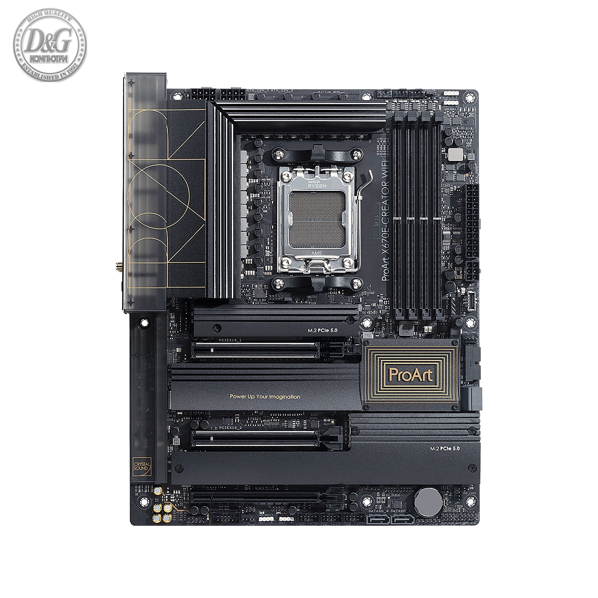 Дънна платка ASUS ProArt X670E-CREATOR WIFI, AM5, DDR5, PCIe 5.0