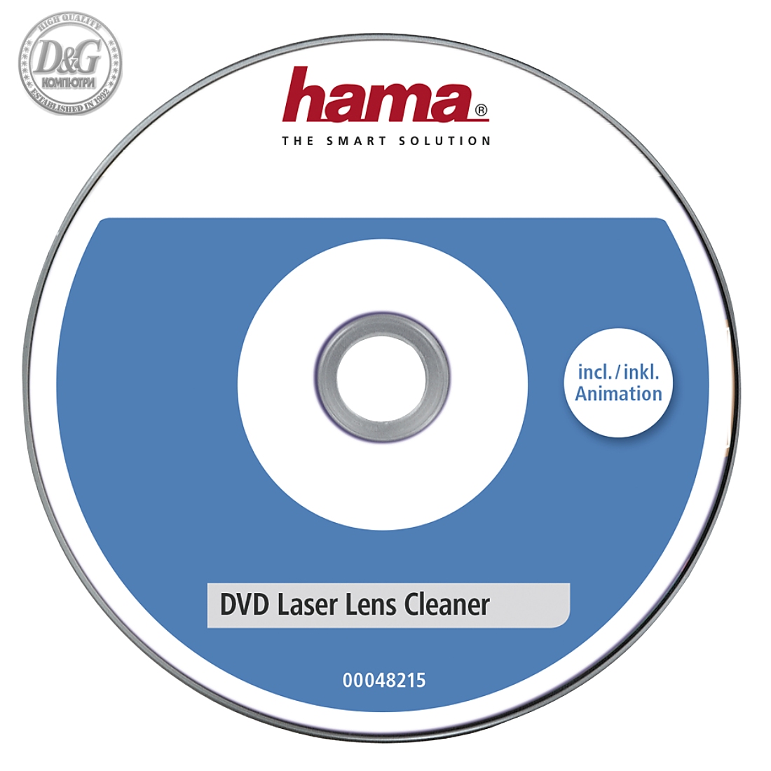 HAMA почистващ диск &quot;Deluxe&quot; DVD Laser Lens Cleaner