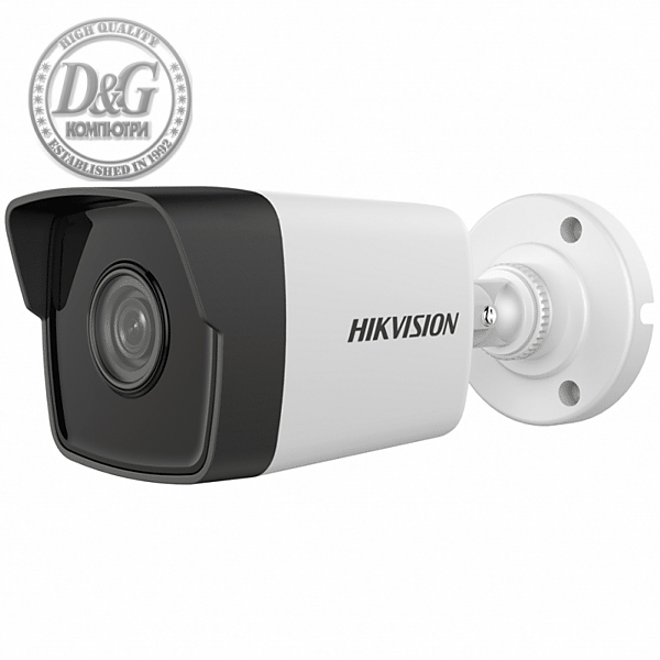 HikVision Bullet Camera, IP 2 MP (1920x1080@25 fps), EXIR up to 30m, 4mm (86°), H.265+, IP67, Micro SD slot, up to 256 GB, 12Vdc/5.5W