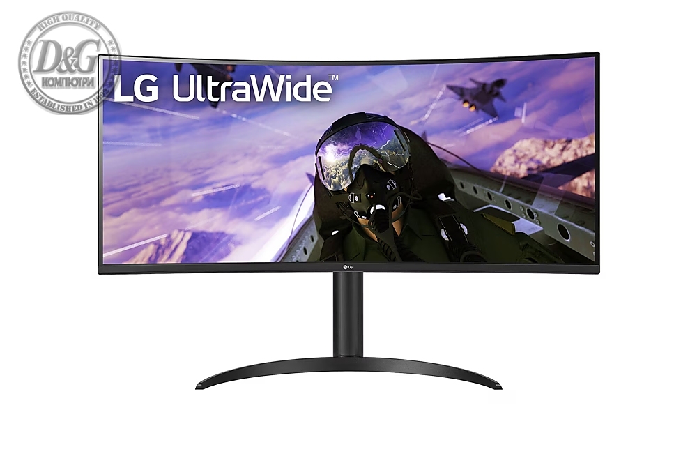 LG 34WP65CP-B, 34" UltraWide AG, Curved VA, 5ms, 1ms MBR, CR 3000:1, 300 cd/m2, 21:9, QHD 3440x1440, HDR10, AMD FreeSync, sRGB 99%, 160Hz, HDMI, DisplayPort, Speaker Maxx Audio 7Wx2, Tilt, Height Adjustable, Headphone Out, Black