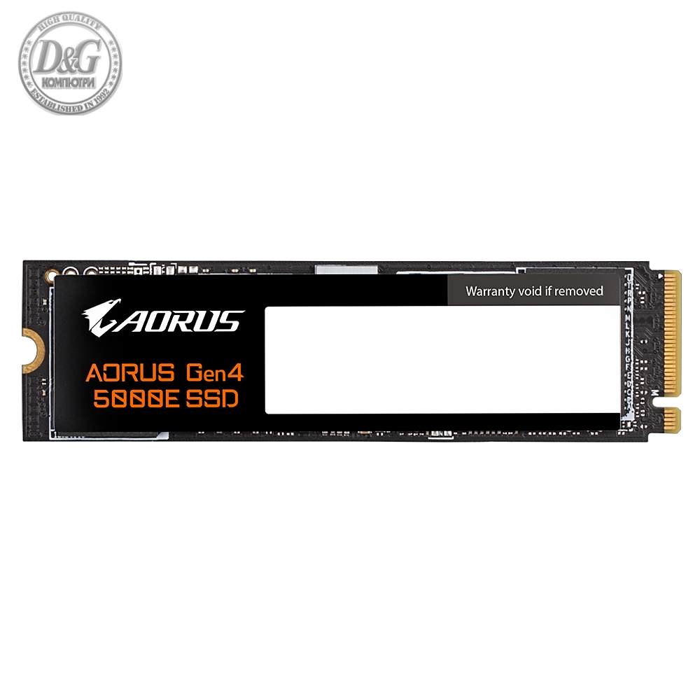 Solid State Drive (SSD) Gigabyte AORUS 5000E 500GB, NVMe, PCIe Gen4